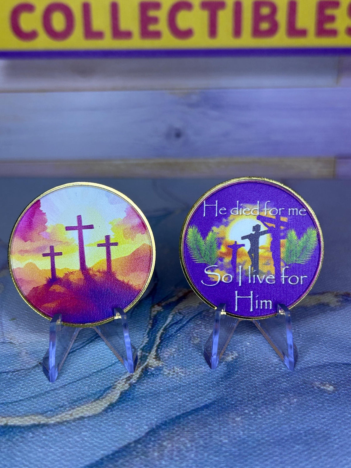 Scripture Coin He died for me