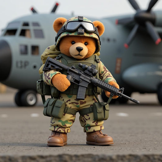 US Air Force Teddy Bear Clipart: 73 PNG Files for Sublimation