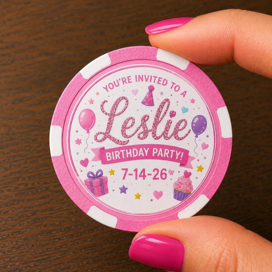 Custom UV Printed Poker Chips, Game pieces, logo, picture, Wedding & Party gifts, Golf markers