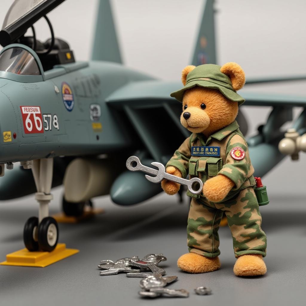 US Air Force Teddy Bear Clipart: 73 PNG Files for Sublimation