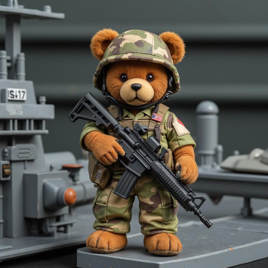 Marine Corps Teddy Bear Clipart: 78 USMC PNG Files for Sublimation