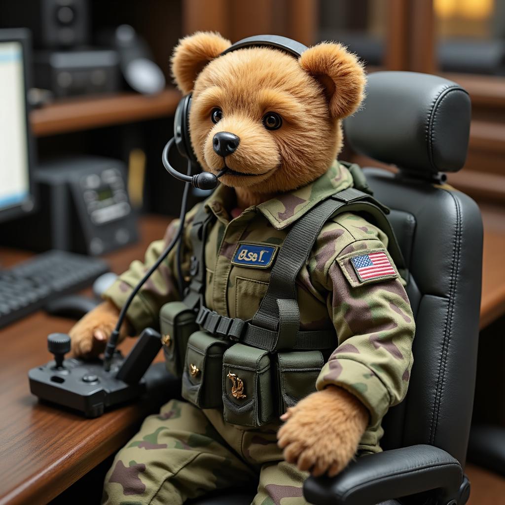 US Air Force Teddy Bear Clipart: 73 PNG Files for Sublimation