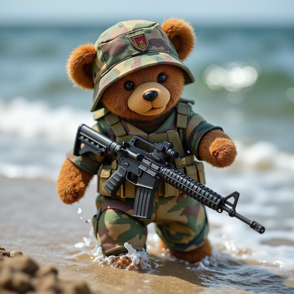 Marine Corps Teddy Bear Clipart: 78 USMC PNG Files for Sublimation