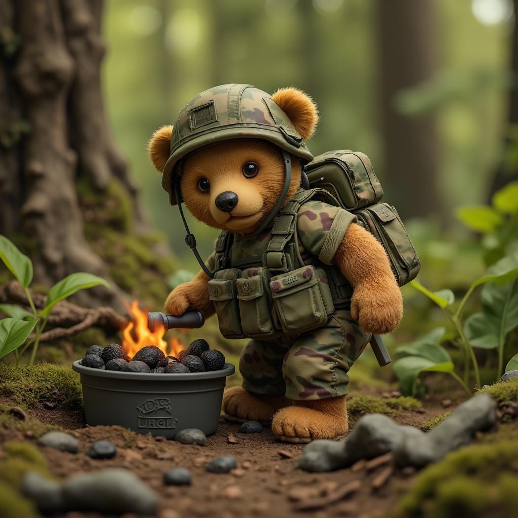 Marine Corps Teddy Bear Clipart: 78 USMC PNG Files for Sublimation