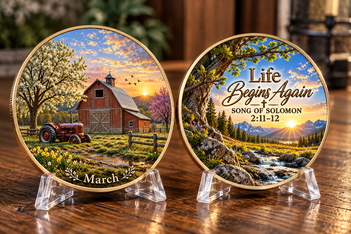 2027 Calendar Coin Gift Set
