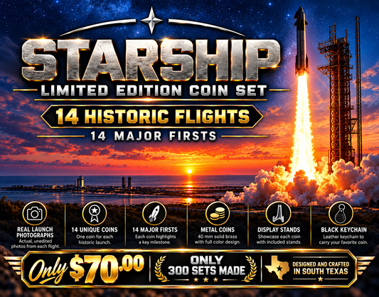 Starship 14 coin Launch Set