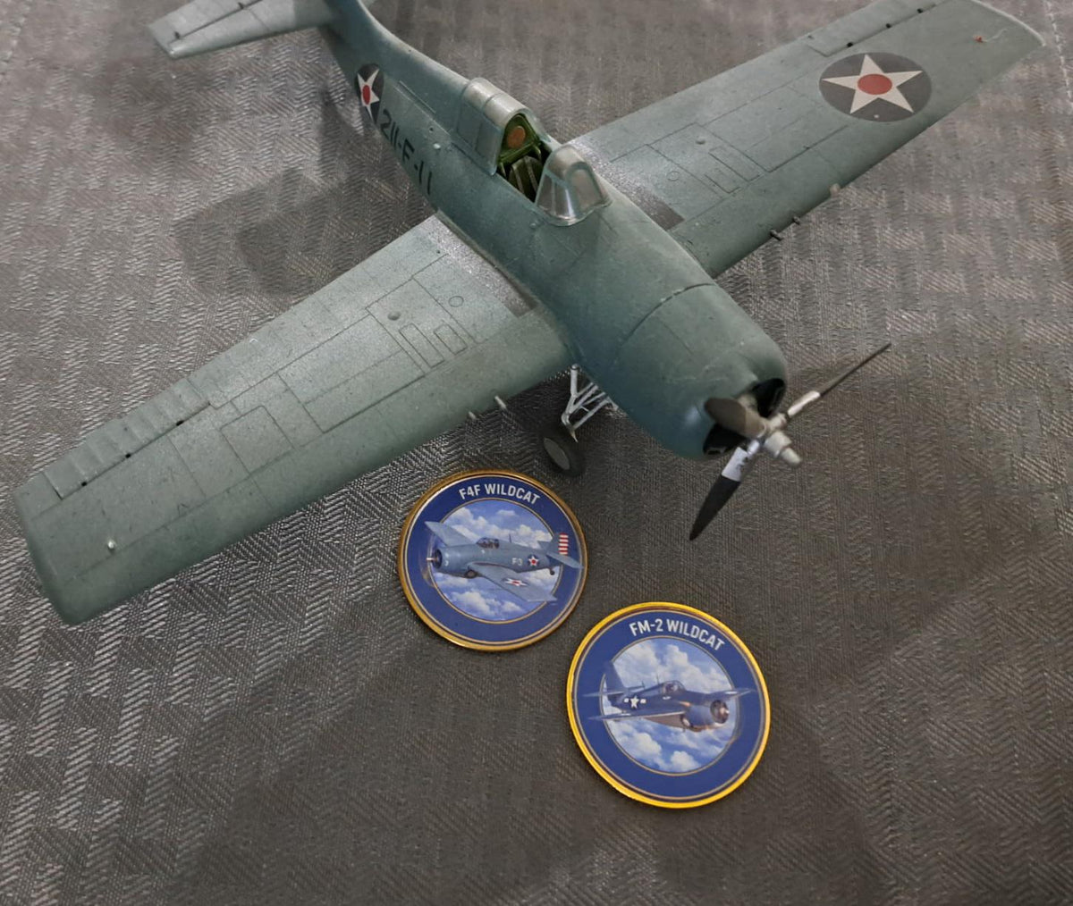 Limited Edition WWII Pacific Airpower Challenge Coins Set, UV Printed 40mm