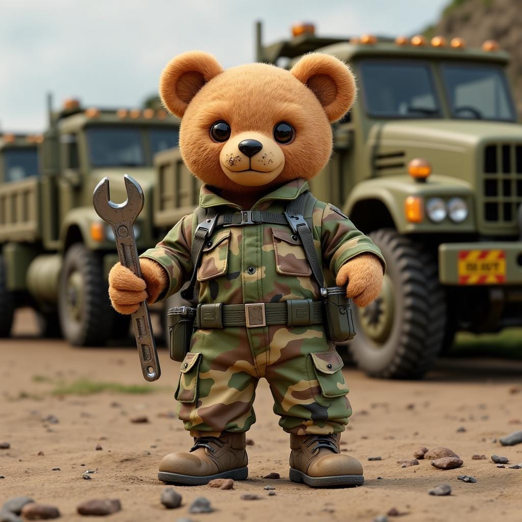 Marine Corps Teddy Bear Clipart: 78 USMC PNG Files for Sublimation