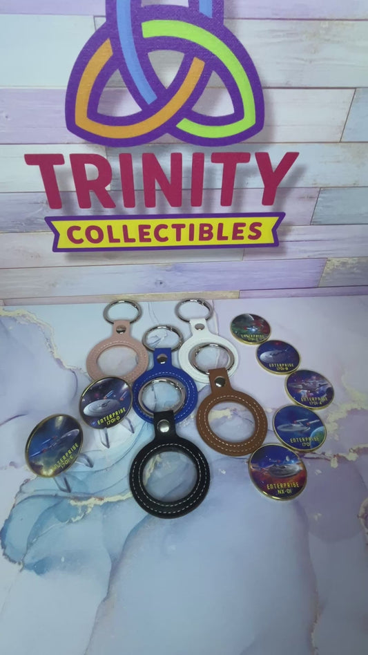 Star Trek NX-01 Challenge Coin With Optional Keychain